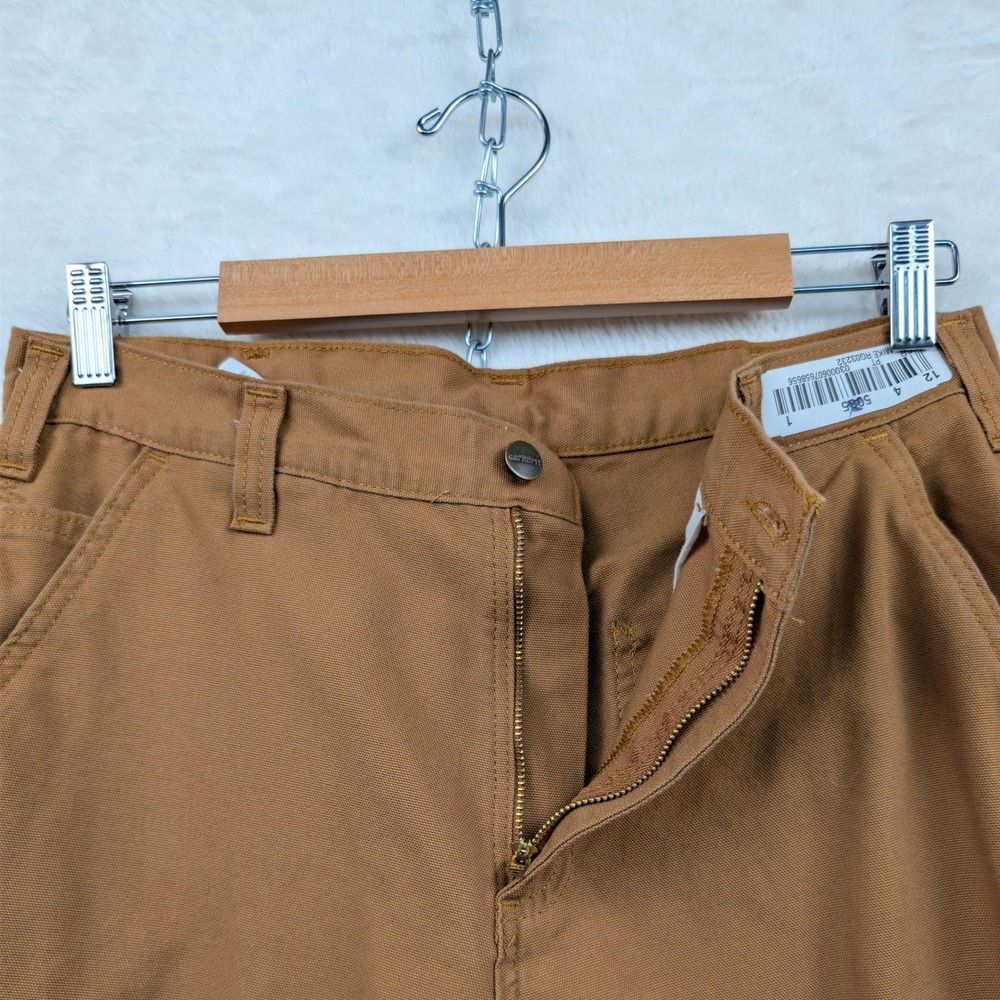 Carhartt Pants Mens 33x32 Brown Carpenter Dungaree Relaxed Straight Leg Workwear